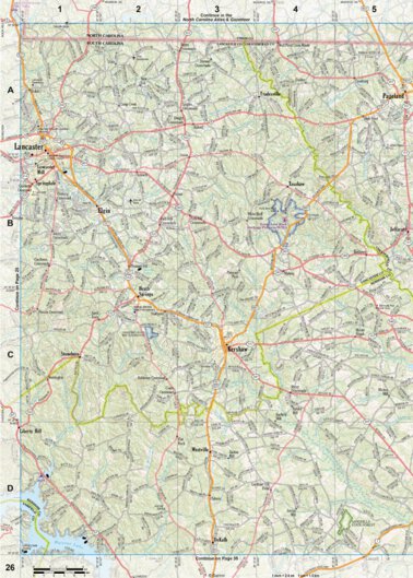 Garmin South Carolina Atlas & Gazetteer Page 26 digital map