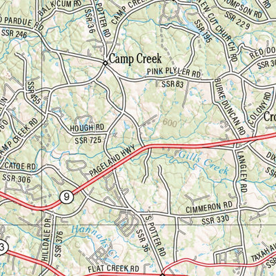 Garmin South Carolina Atlas & Gazetteer Page 26 digital map