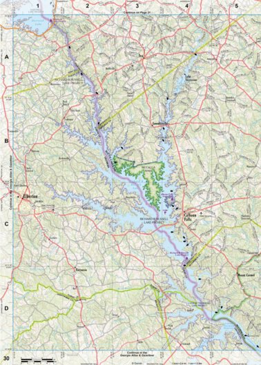 Garmin South Carolina Atlas & Gazetteer Page 30 digital map