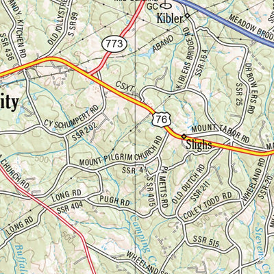 Garmin South Carolina Atlas & Gazetteer Page 33 digital map