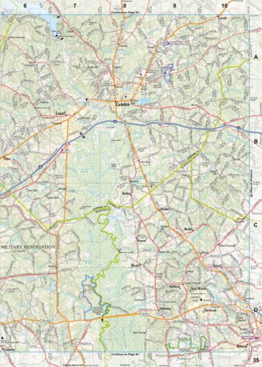 Garmin South Carolina Atlas & Gazetteer Page 35 digital map