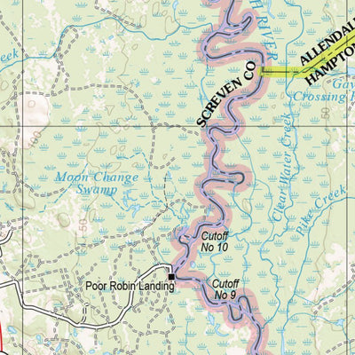 Garmin South Carolina Atlas & Gazetteer Page 58 digital map