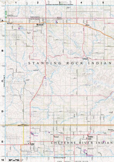 South Dakota Atlas & Gazetteer Page 16 Preview 1