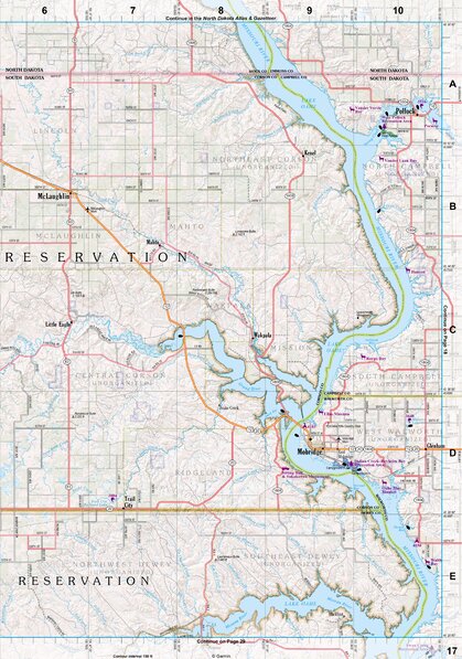 South Dakota Atlas & Gazetteer Page 17 Preview 1
