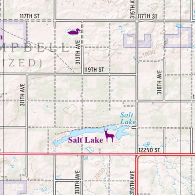 South Dakota Atlas & Gazetteer Page 18 Preview 2