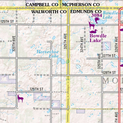 South Dakota Atlas & Gazetteer Page 18 Preview 3