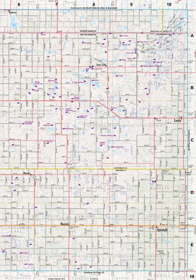 South Dakota Atlas & Gazetteer Page 19 Preview 1
