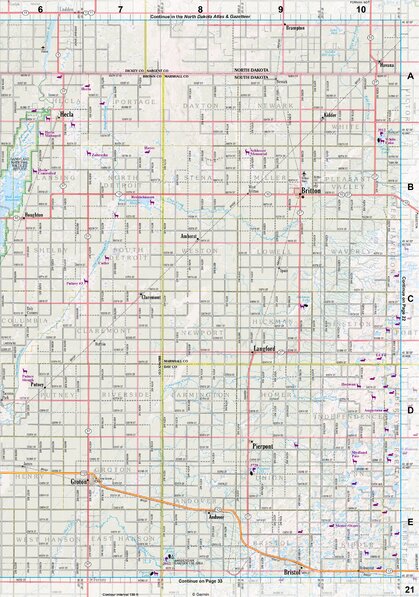 South Dakota Atlas & Gazetteer Page 21 Preview 1