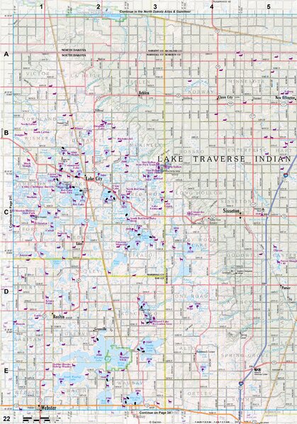 South Dakota Atlas & Gazetteer Page 22 Preview 1