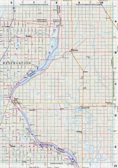 South Dakota Atlas & Gazetteer Page 23 Preview 1