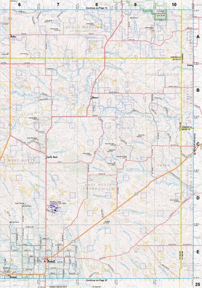 South Dakota Atlas & Gazetteer Page 25 Preview 1