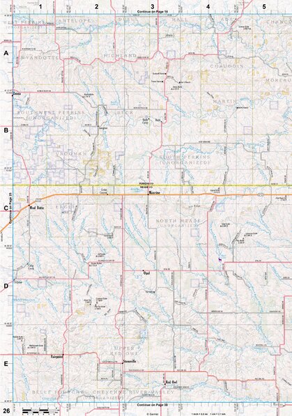 South Dakota Atlas & Gazetteer Page 26 Preview 1