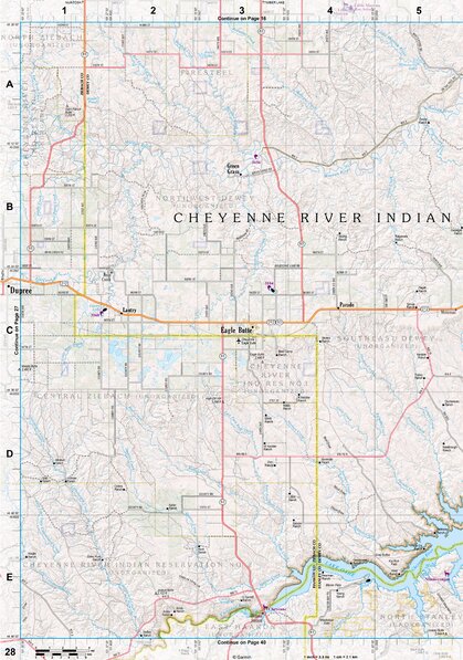 South Dakota Atlas & Gazetteer Page 28 Preview 1