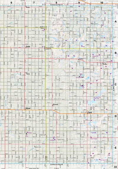 South Dakota Atlas & Gazetteer Page 33 Preview 1