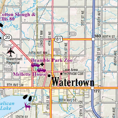 South Dakota Atlas & Gazetteer Page 34 Preview 3