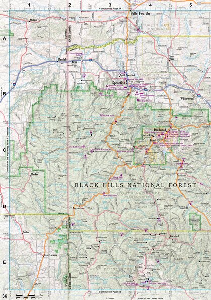 South Dakota Atlas & Gazetteer Page 36 Preview 1