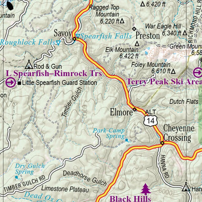 South Dakota Atlas & Gazetteer Page 36 Preview 2