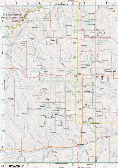 South Dakota Atlas & Gazetteer Page 40 Preview 1