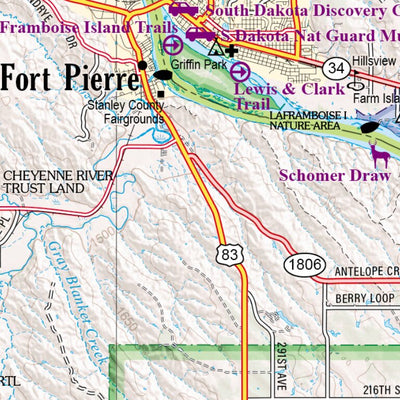 South Dakota Atlas & Gazetteer Page 41 Preview 3