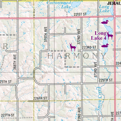 South Dakota Atlas & Gazetteer Page 44 Preview 3