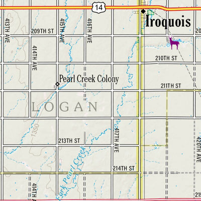 South Dakota Atlas & Gazetteer Page 45 Preview 2