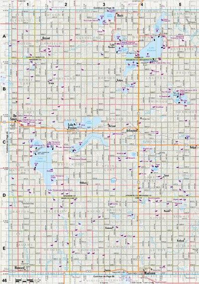 South Dakota Atlas & Gazetteer Page 46 Preview 1