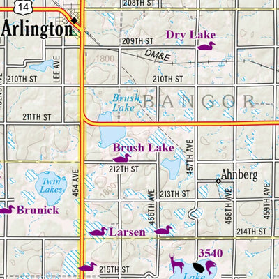 South Dakota Atlas & Gazetteer Page 46 Preview 3