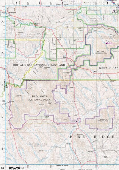 South Dakota Atlas & Gazetteer Page 50 Preview 1