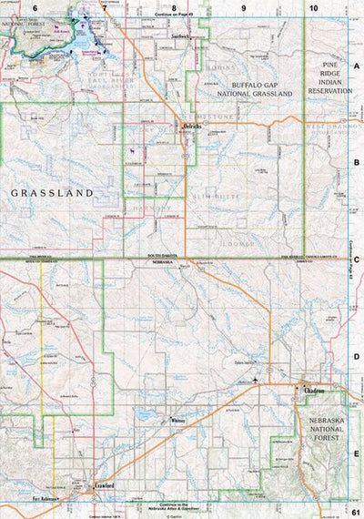 South Dakota Atlas & Gazetteer Page 61 Preview 1
