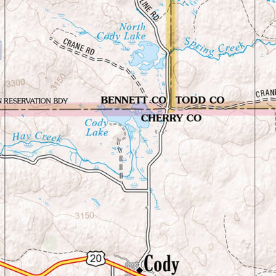 South Dakota Atlas & Gazetteer Page 64 Preview 2