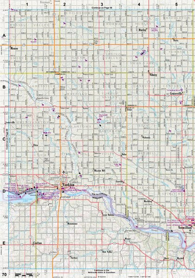 South Dakota Atlas & Gazetteer Page 70 Preview 1