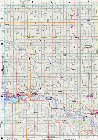 South Dakota Atlas & Gazetteer Page 70 Preview 1