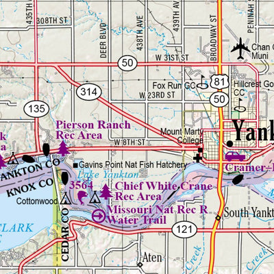 South Dakota Atlas & Gazetteer Page 70 Preview 3