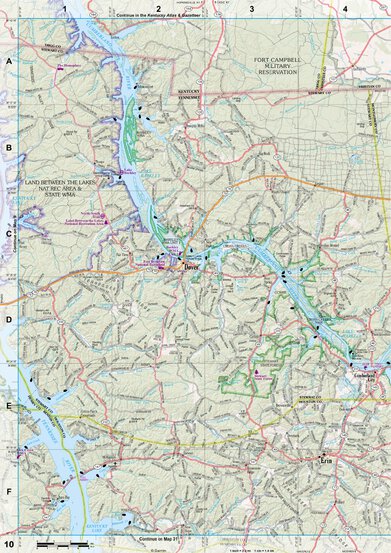 Tennessee Atlas & Gazetteer Page 10 Preview 1