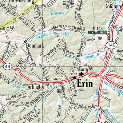 Tennessee Atlas & Gazetteer Page 10 Preview 3