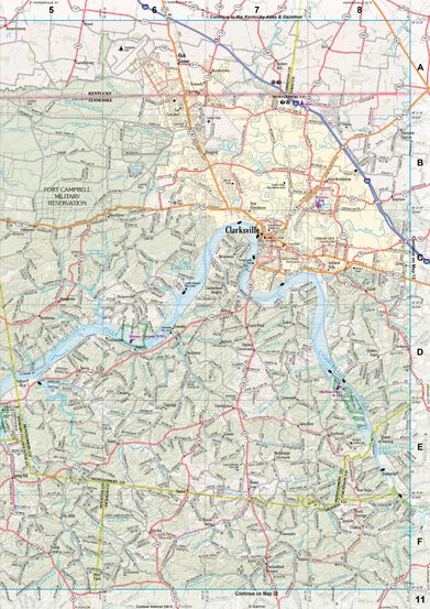 Tennessee Atlas & Gazetteer Page 11 Preview 1