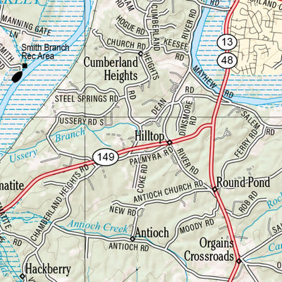 Tennessee Atlas & Gazetteer Page 11 Preview 2