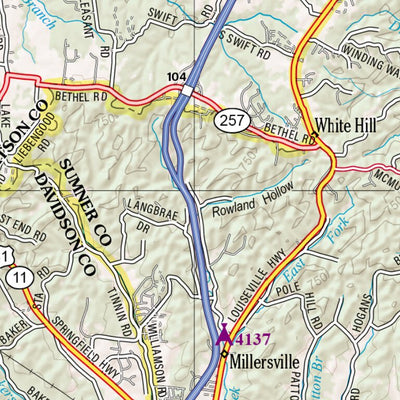 Tennessee Atlas & Gazetteer Page 13 Preview 3