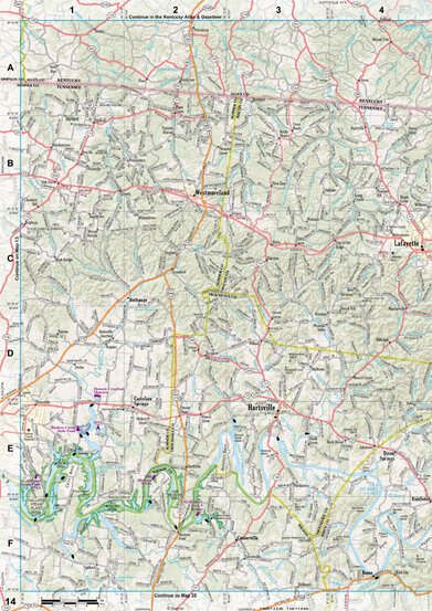 Tennessee Atlas & Gazetteer Page 14 Preview 1