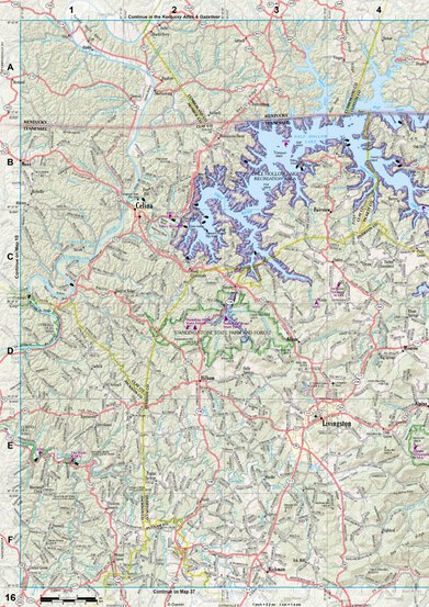 Tennessee Atlas & Gazetteer Page 16 Preview 1