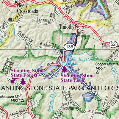 Tennessee Atlas & Gazetteer Page 16 Preview 2
