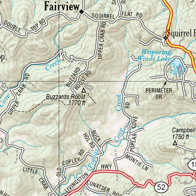 Tennessee Atlas & Gazetteer Page 17 Preview 2