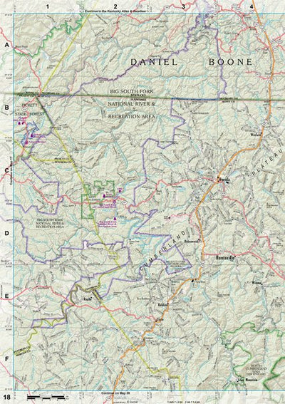 Tennessee Atlas & Gazetteer Page 18 Preview 1