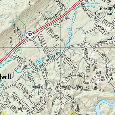 Tennessee Atlas & Gazetteer Page 20 Preview 2