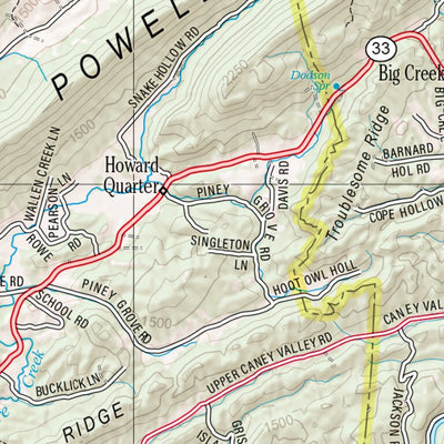 Tennessee Atlas & Gazetteer Page 21 Preview 2