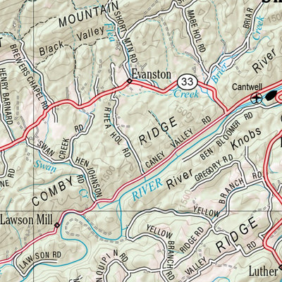 Tennessee Atlas & Gazetteer Page 21 Preview 3