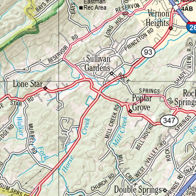 Tennessee Atlas & Gazetteer Page 23 Preview 2