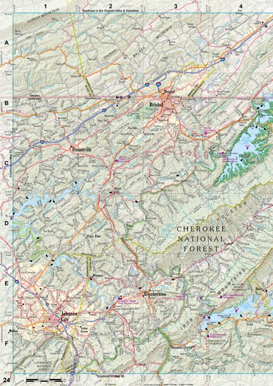 Tennessee Atlas & Gazetteer Page 24 Preview 1