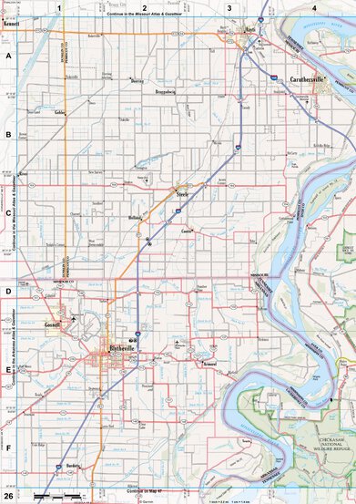 Tennessee Atlas & Gazetteer Page 26 Preview 1