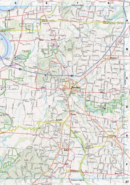 Tennessee Atlas & Gazetteer Page 27 Preview 1